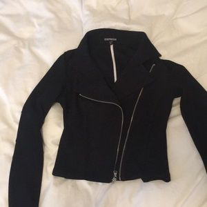 Express knit moto jacket